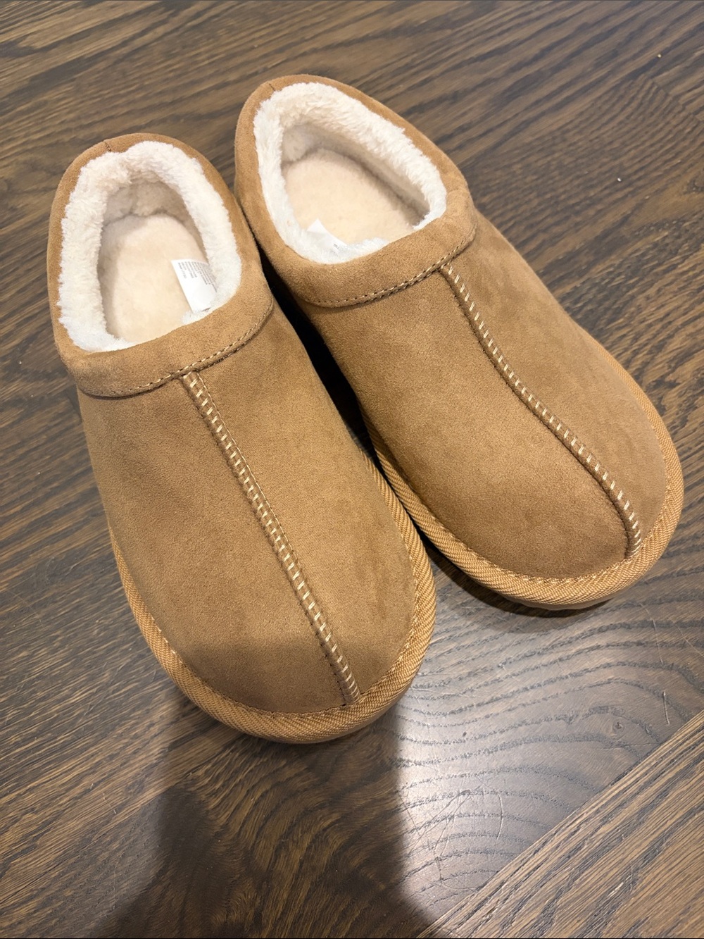 Cat & Jack Kids Tan/Camel Moccasin Slippers